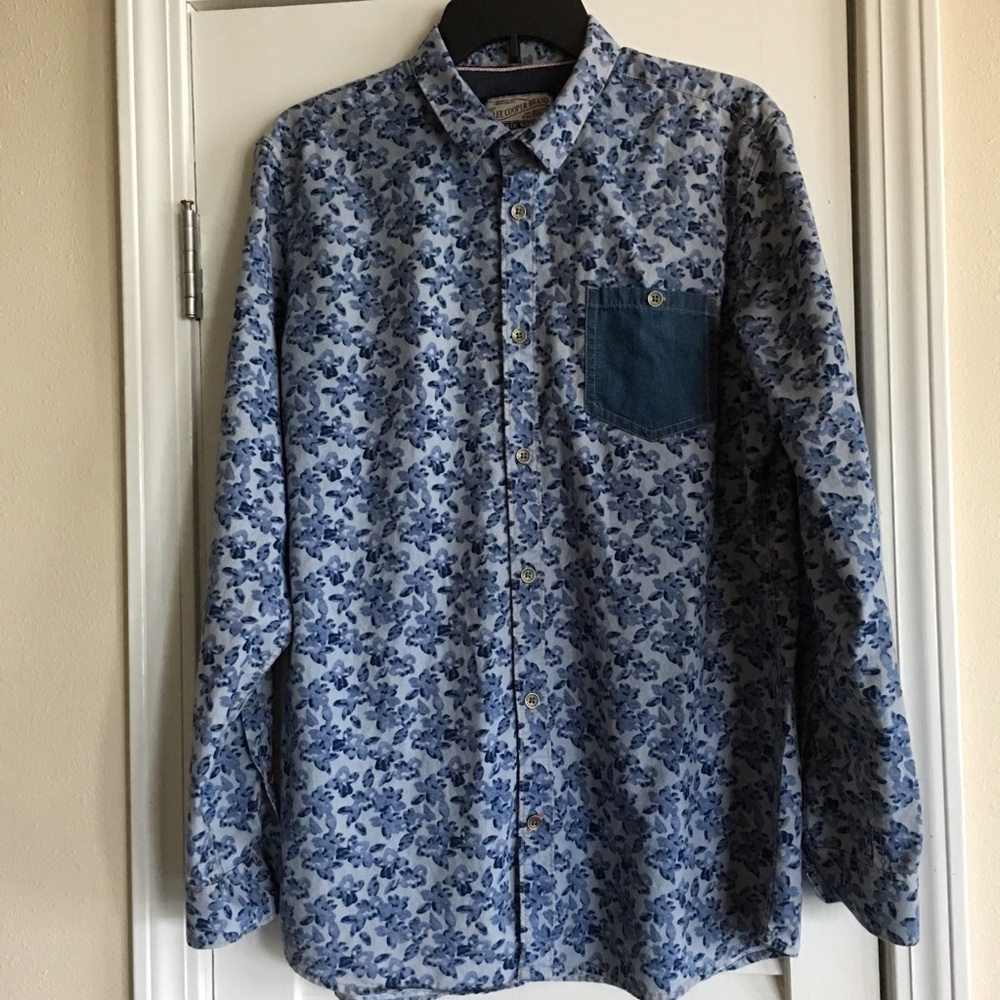 Lee Cooper Brand Authentic Button Down Shirt-SZ L